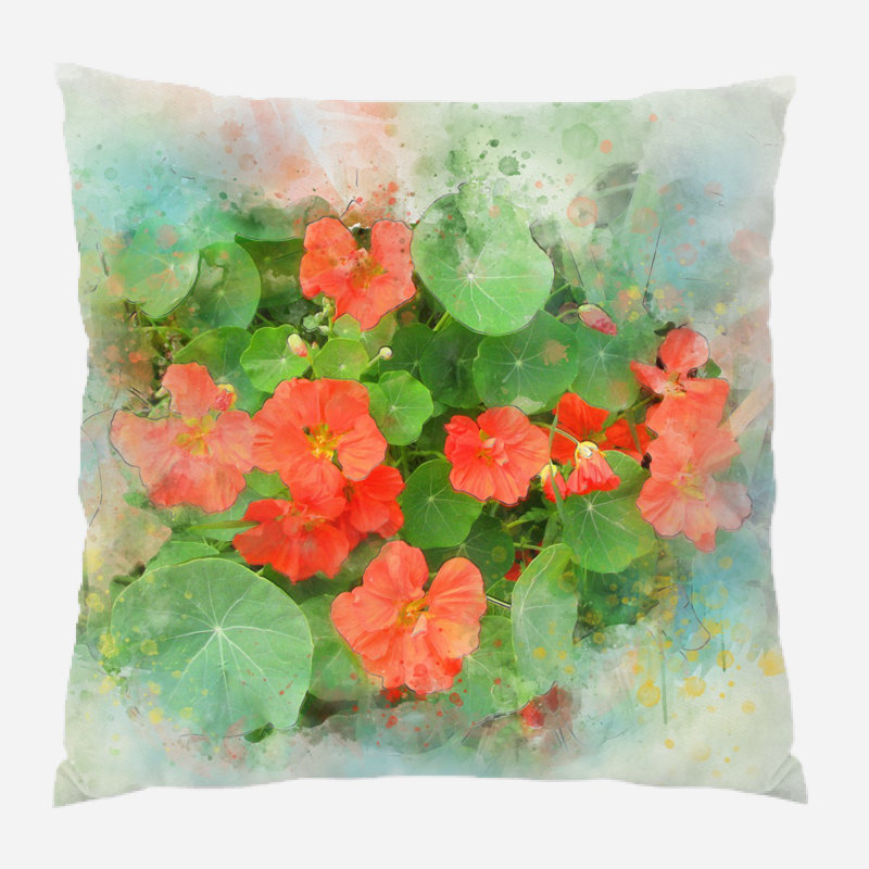 Jaramillo Outdoor Reversible Throw Pillow, Microsuede, Indoor