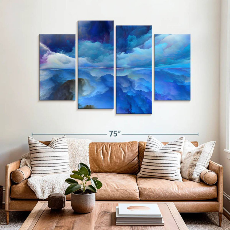 Avery Abstract Sky, 42" H x 68" W