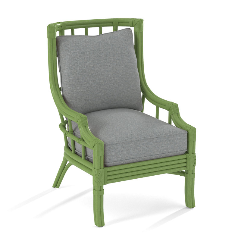 Seville Armchair, Light Blue Performance Fabric; 0851-55, Sea Glass