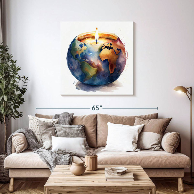 Khyia Climate Changing, 39" H x 39" W