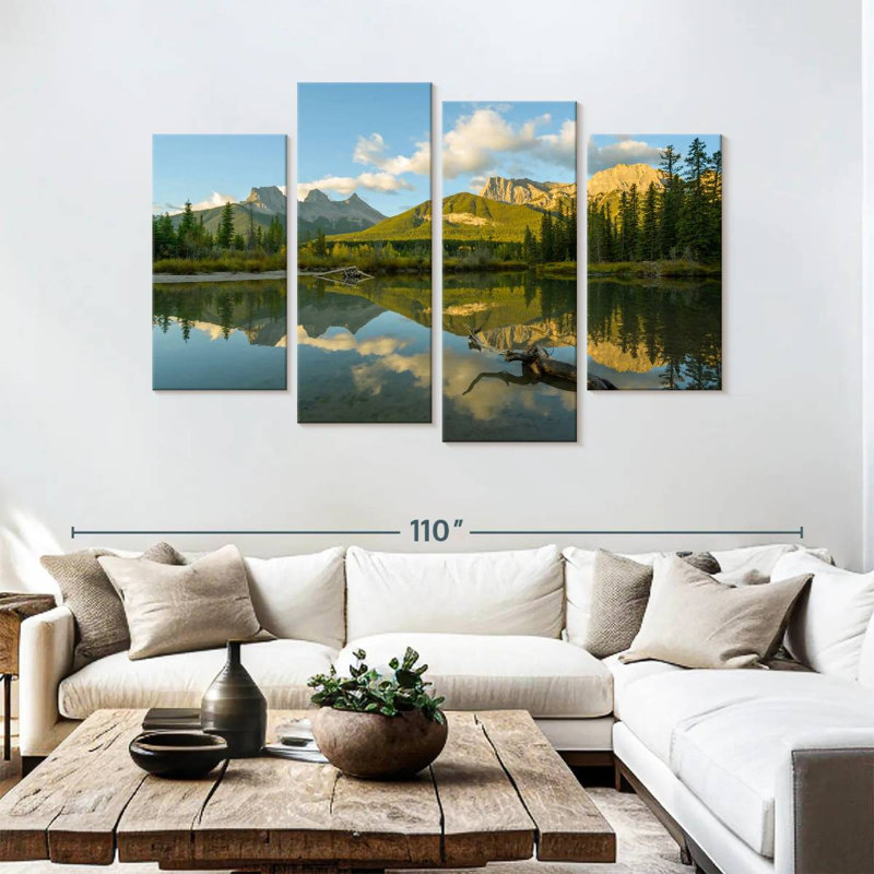 Alvord Three Sisters Lake, 54" H x 84" W