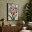Amaryllis in Bloom Botanical - Wrapped Canvas-1876327521-1876327533
