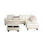 Canapé modulaire avec repose-pieds Plyler-342896543-342896528