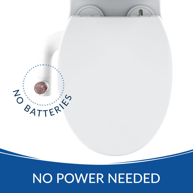 Round Toilet Seat Bidet, Elongated