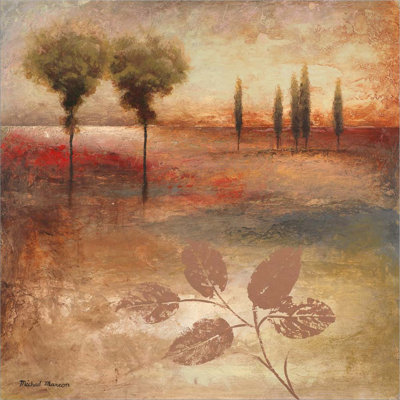 «Warm Textural Landscape I» par Michael Marcon, art mural sur toile
