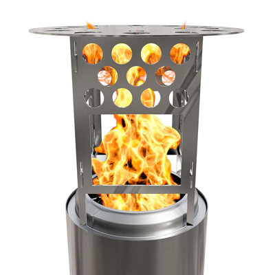 Déflecteur de chaleur pour poêle, pièce de rechange pour foyer extérieur de 7,1 pouces et Solo Stove Mesa XL