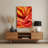 Digital Abstraction 1 Red Metal Wall Art-655162653