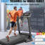 Tapis de course pliable de 2,5 CV avec poignées, capacité de 136 kg, avec écran DEL intelligent pour un suivi en temps réel des données d'entraînement et un programme d'entraînement personnalisé. Moteur, commandes et écran. 107 séances d'entraînement à domicile.