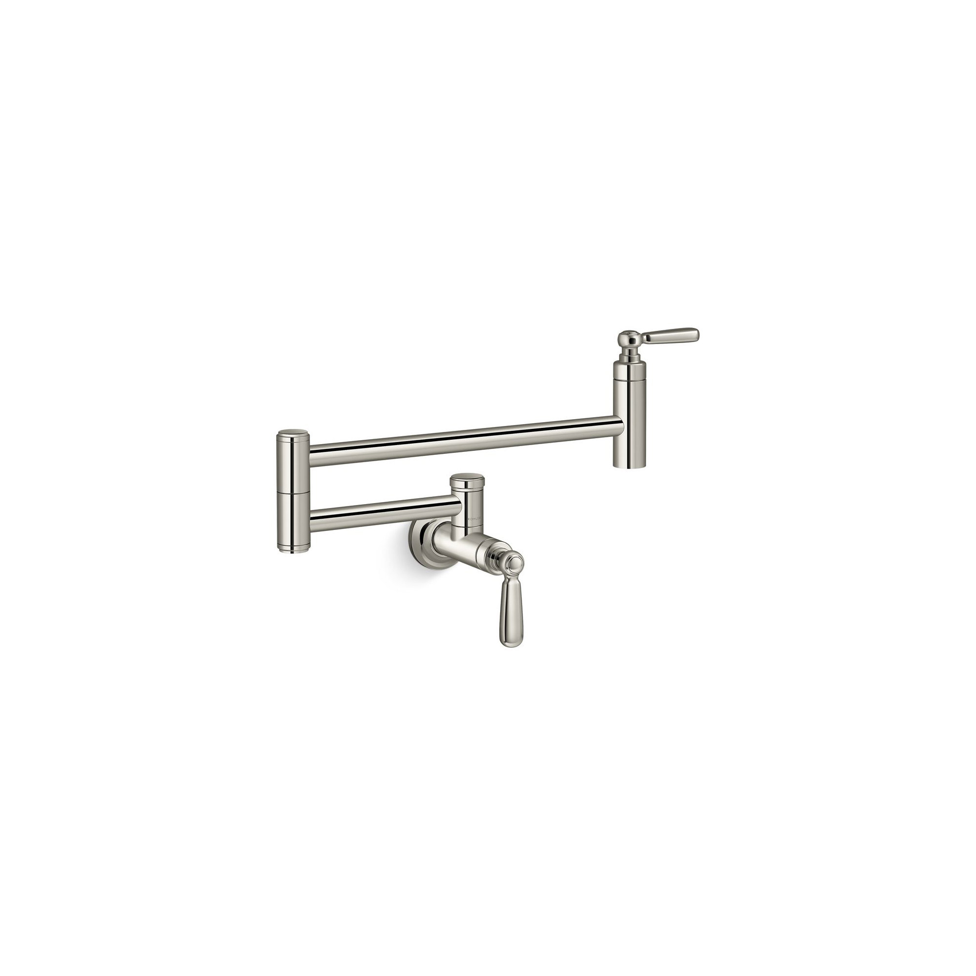 Edalyn by Studio McGee Wall-Mount Pot Filler, Vibrant Polished Nickel