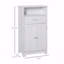 Armoire de plancher de salle de bain moderne, armoire de rangement autoportante