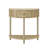  Charlbury 31"W Half-Round Solid Wood Console Table with Fluted Drawers-446195507