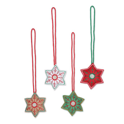 Ornement figurine suspendue flocon de neige fêtes