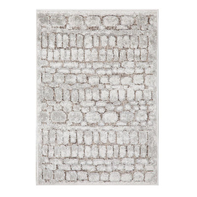 Modern Geometric Shapes Area Rug