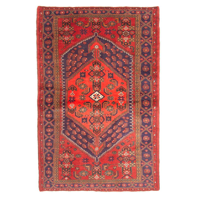 Tapis bleu marine Andelz 4 pi 2 po x 6 pi 6 po