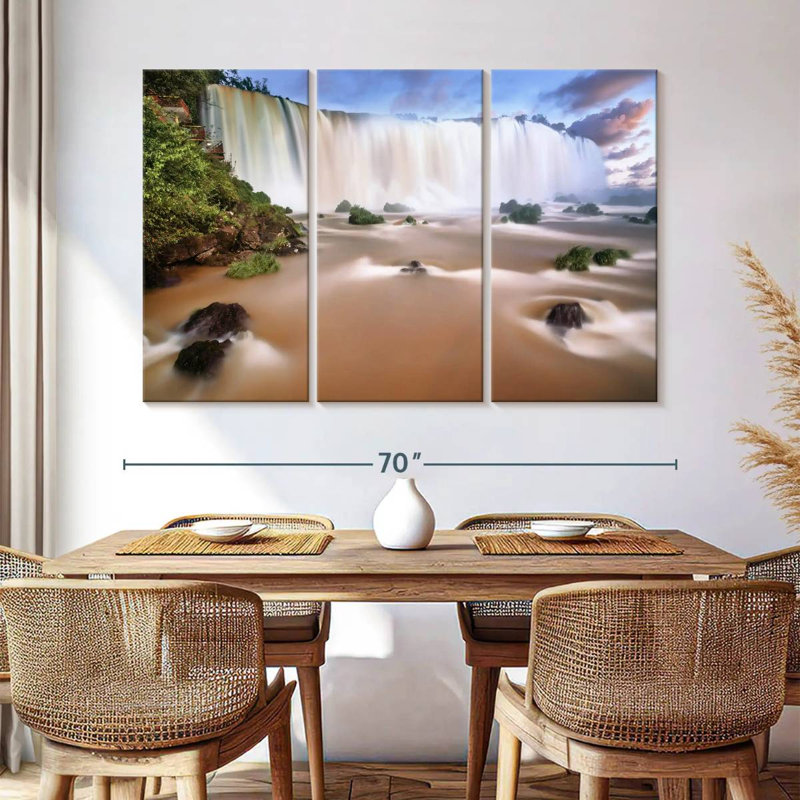 Alvord Iguazu Falls South America, 24" H x 38" W