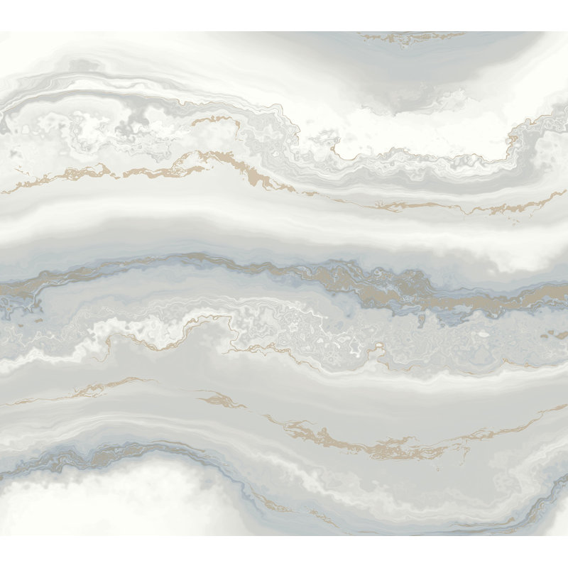 Papier peint adhésif Bobbilynn Premium, Bleu ardoise
