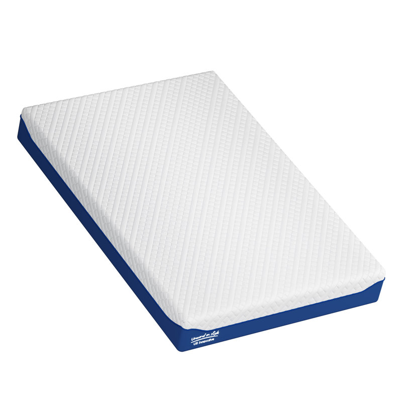 Matelas pour canapé-lit en mousse à mémoire de forme moyenne 10 po The Twillery Co.® Cheriton, Grand lit