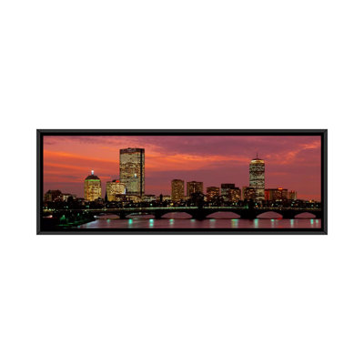 "Back Bay" panoramique, Boston, Massachusetts, reproduction de photo sur toile