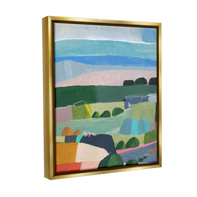 "Soft Abstract Landscape" par Jan Weiss sur toile
