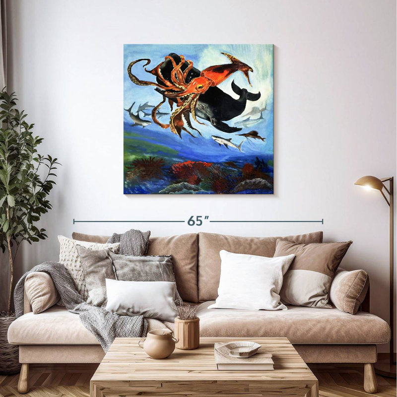 Brampt A Giant Squid Fights For Its Life
