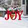 36"H Distressed Metal Christmas JOY Angel Yard Stake or Standing Decor or Wall Decor