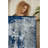 Wencil Soft & Stylish Area Rug (2.6 x 4 ft), 100% Cotton, 10 mm Pile Height | Antibacterial, Non-Slip PVC Underside, Machine Washable | Elegant White, Blue & Beige Design | Perfect for Living Room, Bedroom & Home Décor-112936891