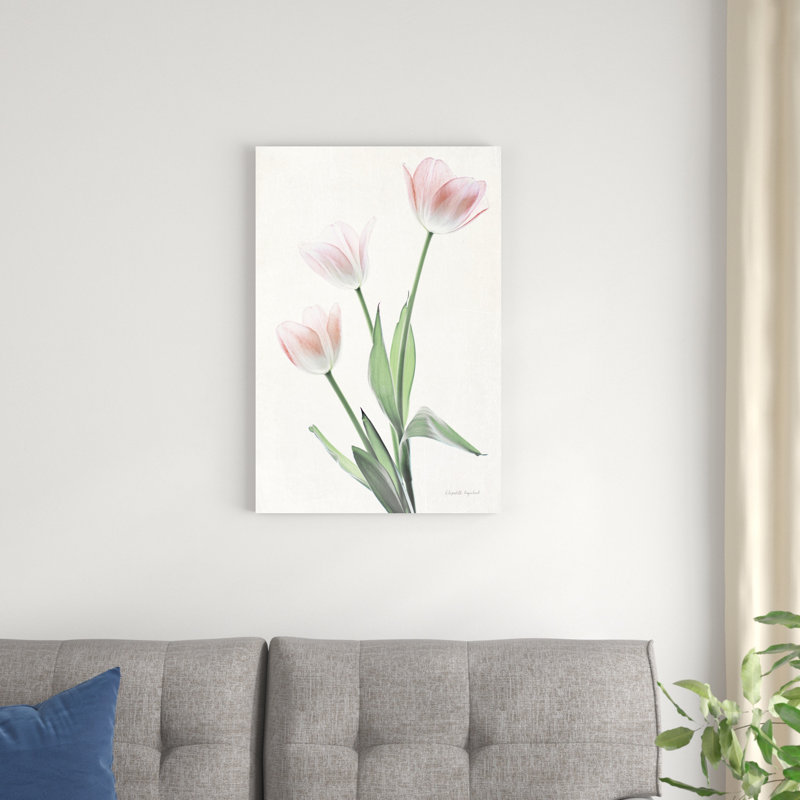 Floral clair et lumineux I, H 30 po x l 20 po x P 1,25 po