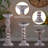 Farmhouse Wooden Pillar Candle Holders
