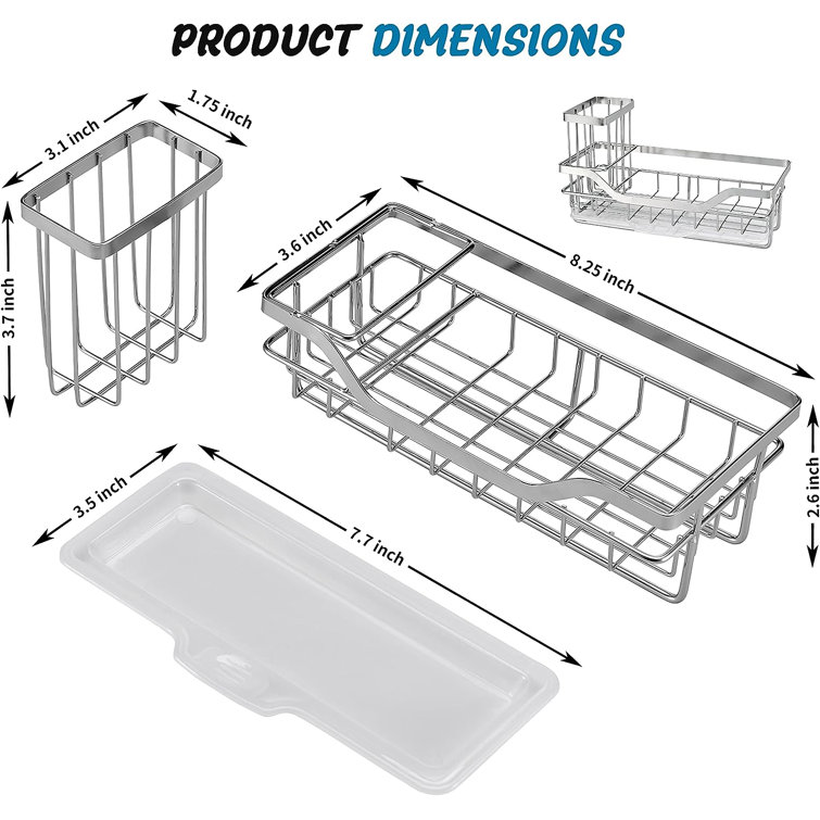 QIANXING Stainless Steel Sponge Holder