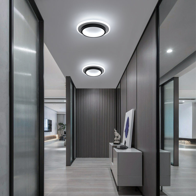 9.44" Acrylic&iron Led Flush Mount Ceiling Light