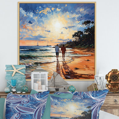 " Beach Photo Seaside Stroll II "