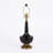 Vintage Bottle Shaped Oil Rubbed Black Metal Base Table Lamp
