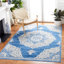 Tapis bleu / gris Arvillia802-193078920