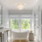 13.8" Capiz Shell Ceiling Light Fixtures,3-Lishts Chrome Boho Flush Mount Ceiling Light For Bedroom, Dressing Room, Dining Room And Entryway-264561767-10736809