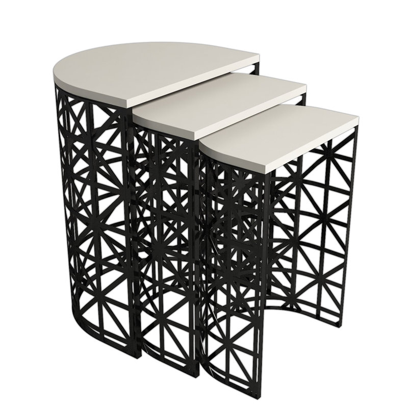 Hommy Craft Coffee Table, Cream
