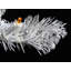 Guirlande de Noël artificielle blanche 9 pi x 10 po avec lumières DEL