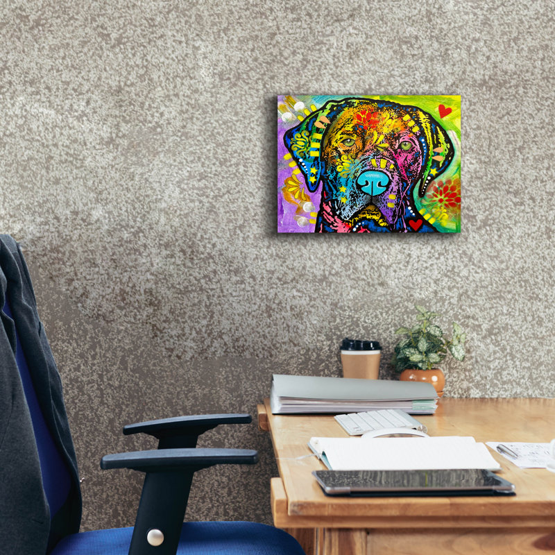 «What The Deuce» par Dean Russo, art mural sur toile, H 12 po x l 16 po x P 0,75 po