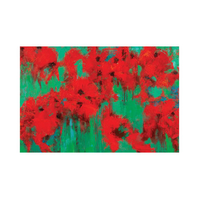 Poppy Field by Olena Bogatska - Wrapped Canvas Gallery-Wrapped Canvas Giclée