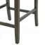 Ensemble de deux tabourets de bar à hauteur de comptoir avec dossier ergonomique et structure en bois d'hévéa-1739059531
