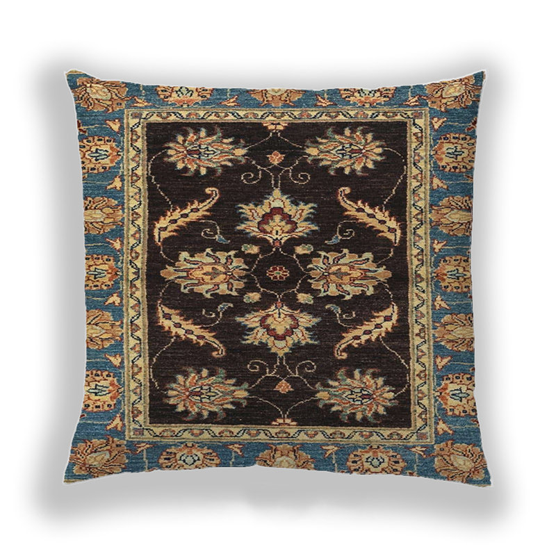 Coussin décoratif abstrait 2512, Microsuède