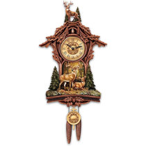 Officially Licensed Disney Snow White Cuckoo Wall Clock: Disney Snow White  'Hidden Treasure' Cuckoo Clock