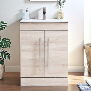 Meuble-lavabo simple autoportant 24 po Modern Mood Grain