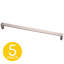Poignée d'armoire de 3 à 4 po (96 mm) de Solar Series en nickel satiné moderne de Solar Series (paquet de 5)-113213766