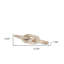 Sculpture murale 1 "en verre beige