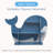 Whale Bookcase - Greenguard Gold Certified
