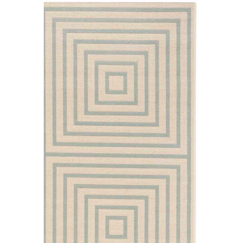 Tapis d'intérieur / extérieur Kelli Linden, Carré 6 pi 7 po