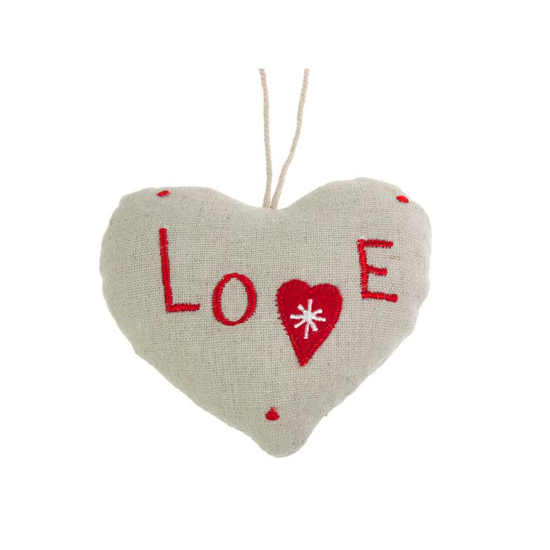 10cm Fabric Holiday Shaped Ornament