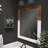 Owings Solid Wood Rectangle Wall Mirror