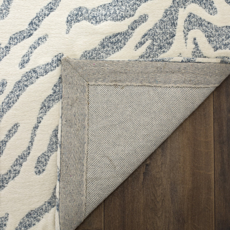 Tapis imprimé animal tissé à la main Cabildo, Rectangle 4 pi x 6 pi