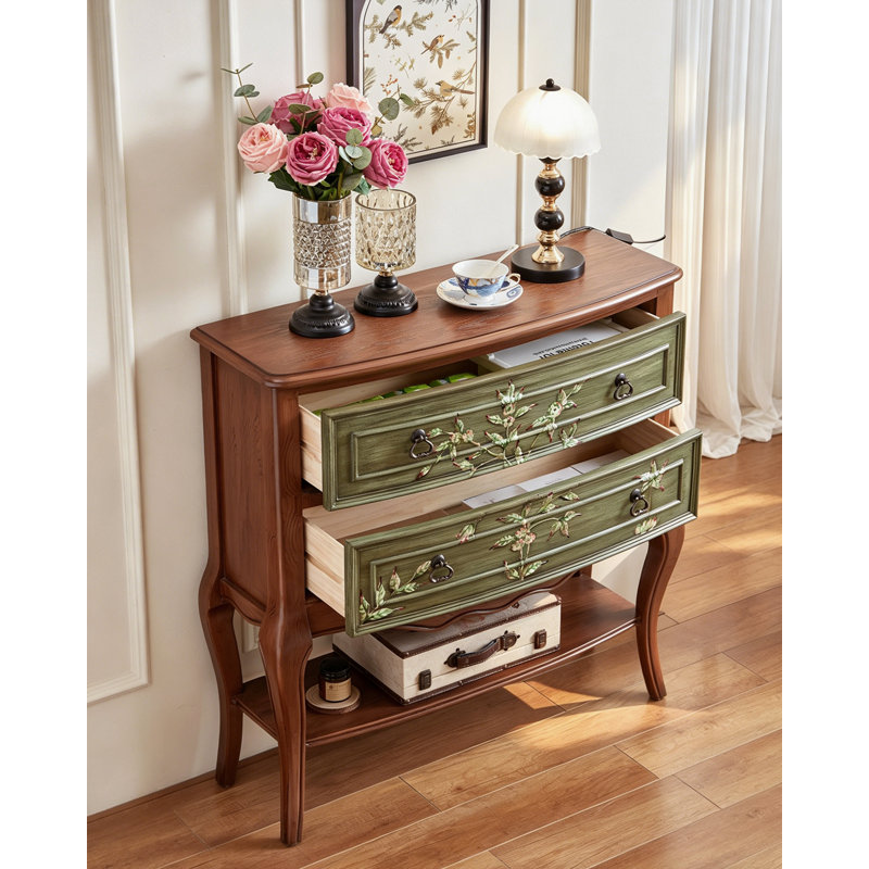 Commode 2 tiroirs French Country